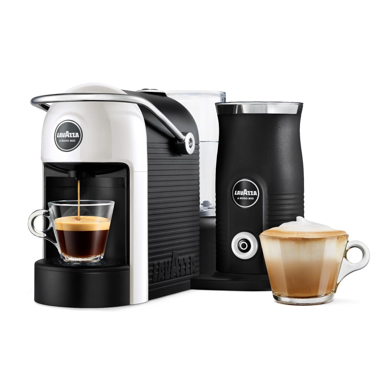 Lavazza A Modo Mio Jolie & Milk Pod Coffee Machine White 18000421