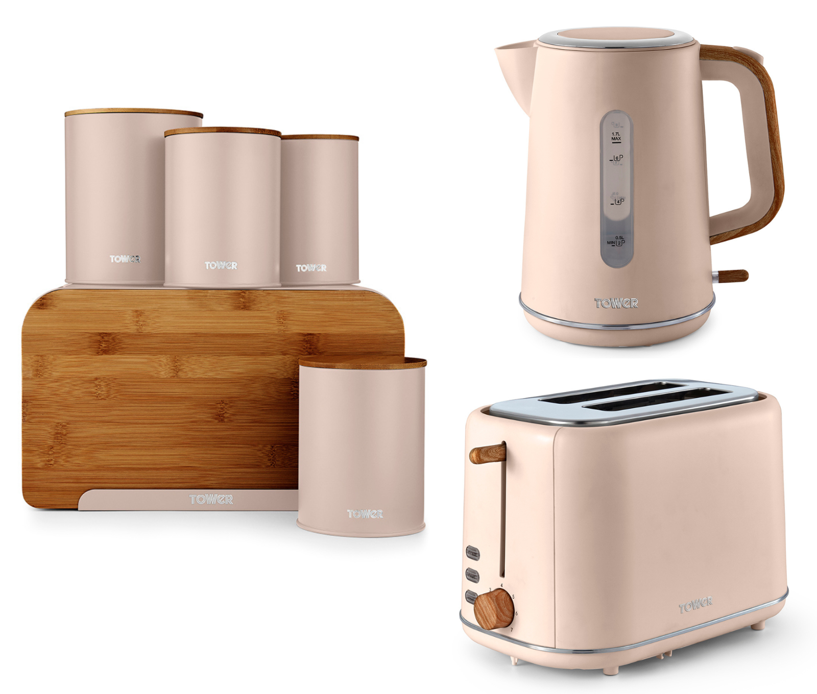 Pink kettle 2024 and toaster sets