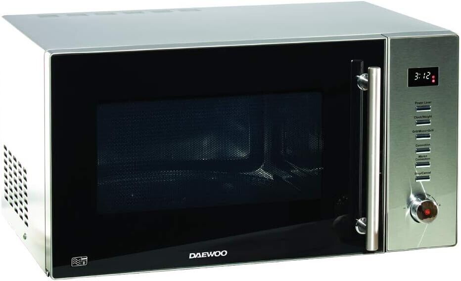 Daewoo 30L 900W Microwave Oven Grill & Convection 8 Auto Cook Settings SDA2094GE