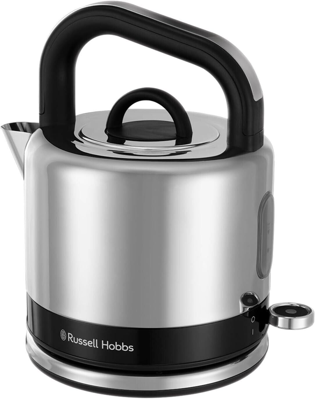 Russell Hobbs Distinctions Black 1.5L 3KW Kettle - Fast Boil & Perfect Pour Spout