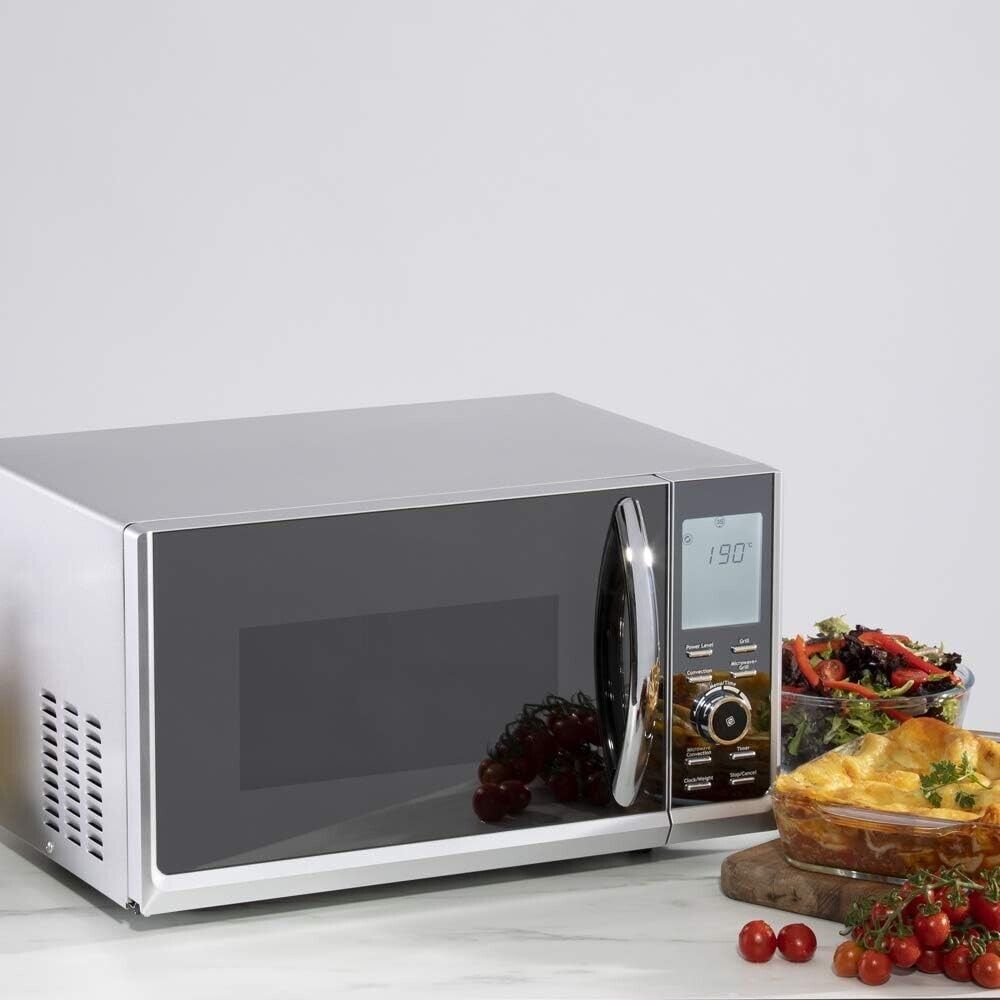 Daewoo 900W 25L Digital Combi-Microwave Oven Grill & Convection Silver SDA2093GE