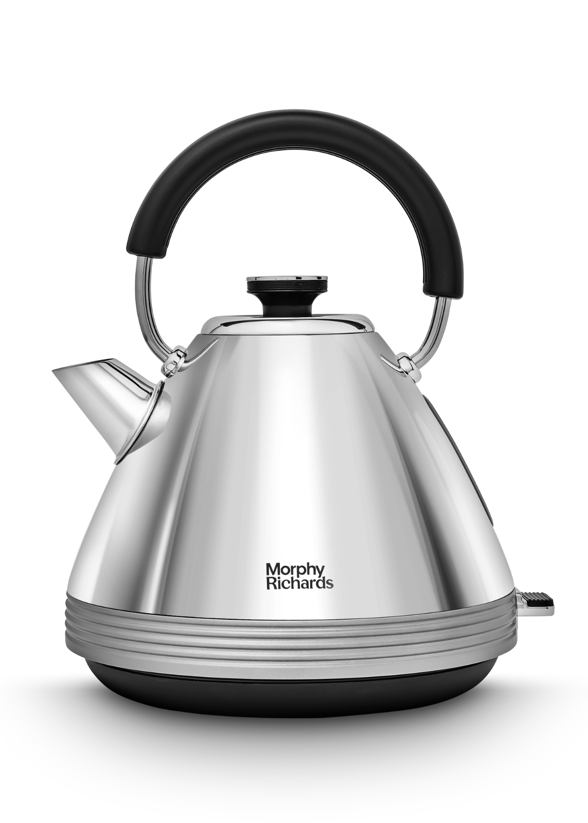 Morphy Richards Venture Retro Silver Pyramid Kettle & 4 Slice Toaster Set