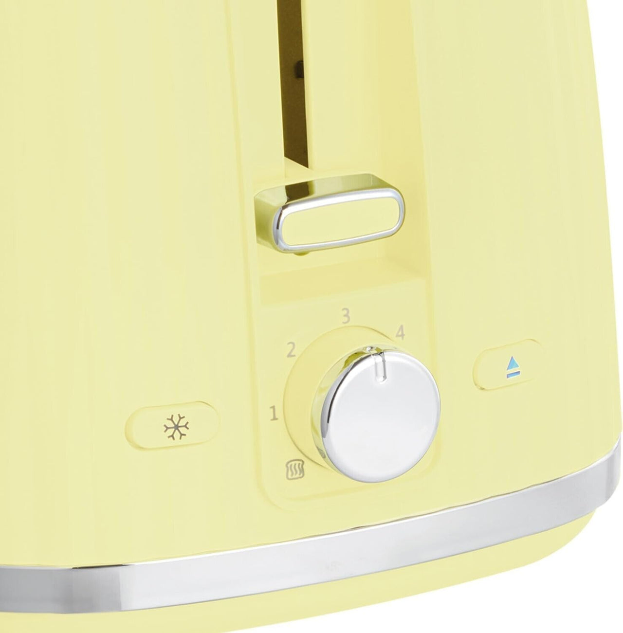 Russell Hobbs Eden Lemon 2 Slice Toaster - Lemon Yellow Textured Design Toaster