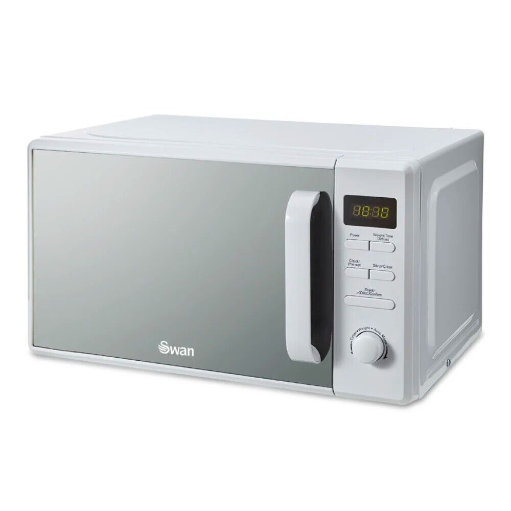 Swan White Microwave SM4421WHT 800W 20L Digital Microwave