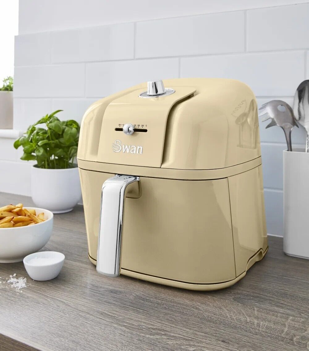 Swan retro air fryer cream cheap