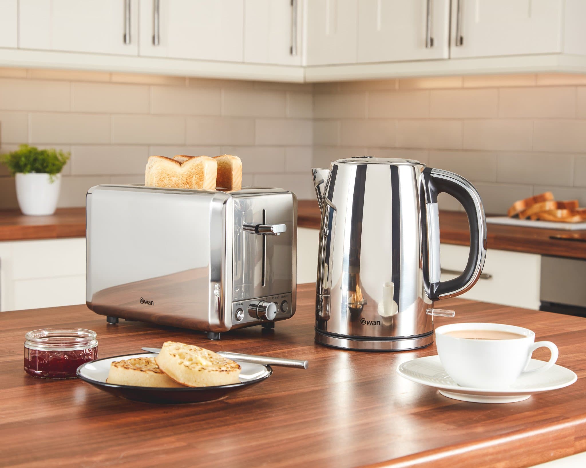 Polished stainless steel kettle online