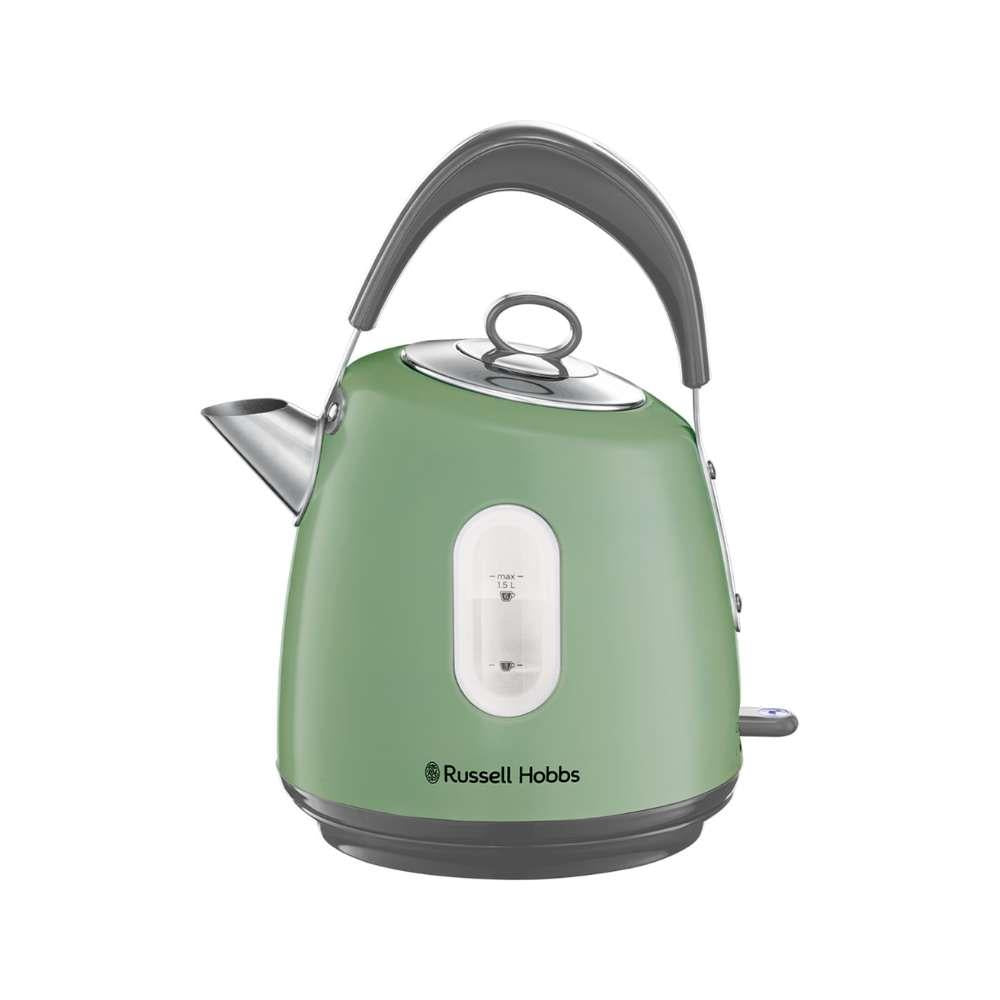 Russell Hobbs Stylevia Sage 1.5L Kettle - Rapid Boil Stylish Sage Green Kettle