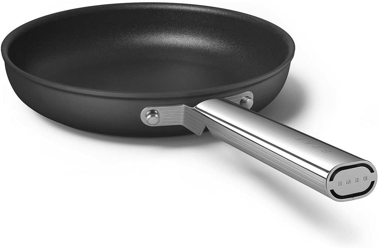 Smeg Cookware Frying Pan Bundle Set including 26cm Frying Pan & 28cm Frying Pan in Black