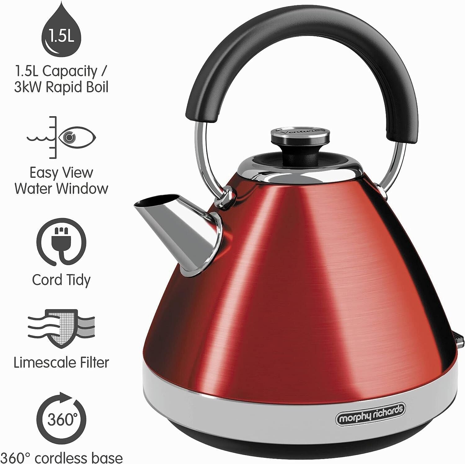 Morphy richards water cheap filter kettle