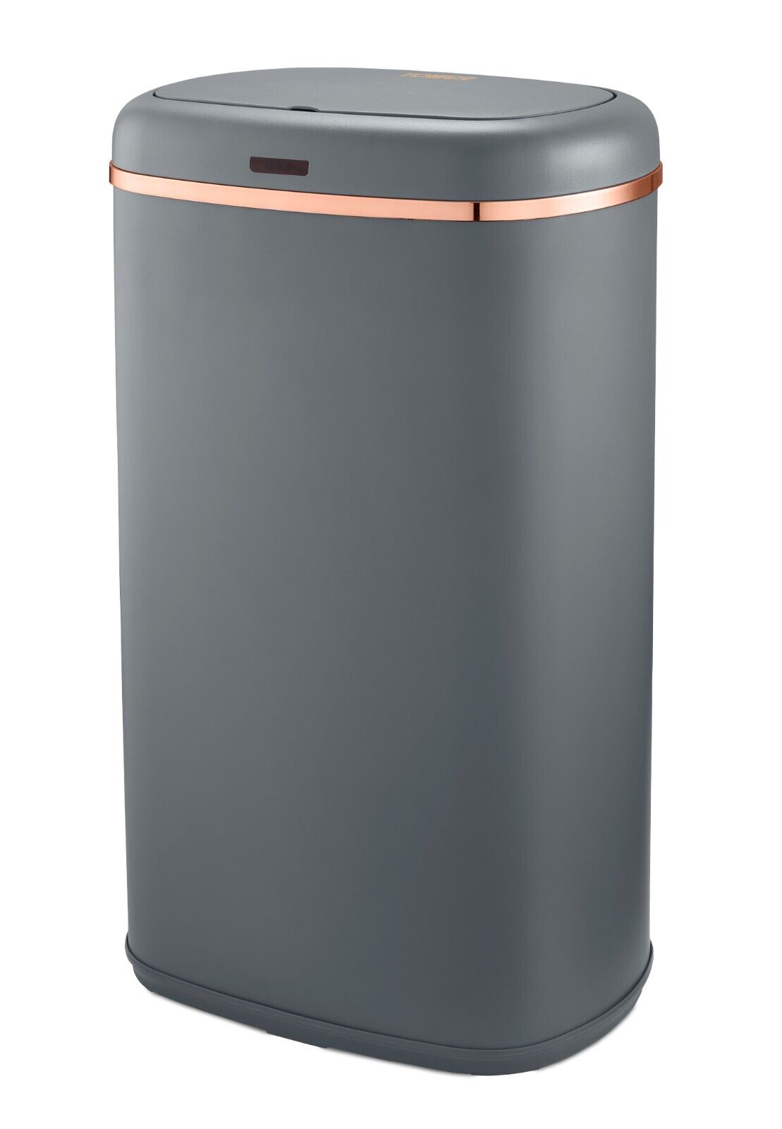 Tower Cavaletto Square 58L Sensor Bin Grey/Rose Gold Household Bin  Automatic Lid T838010GRY
