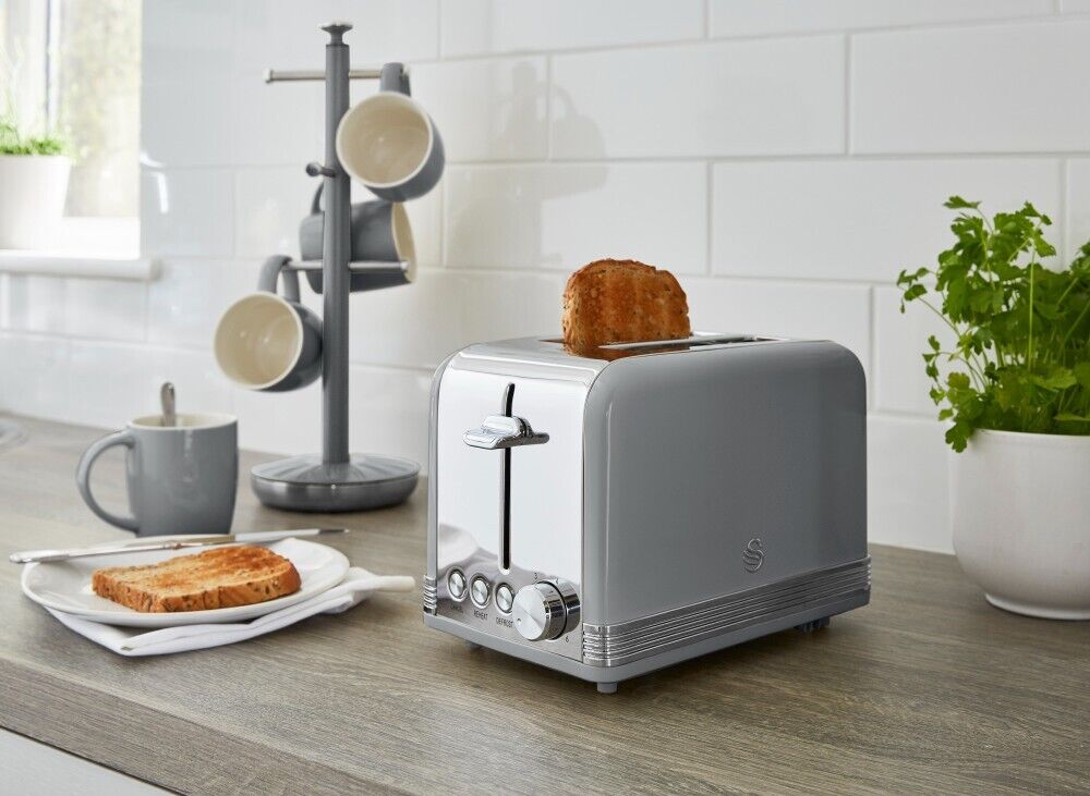 Swan grey retro top kettle