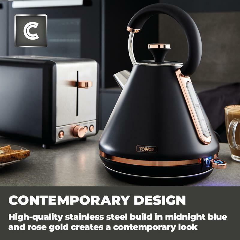 Black and outlet rose gold kettle